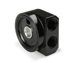 Earl's Performance Oil Filter Adapter w/90 Deg -10 ORB Port
