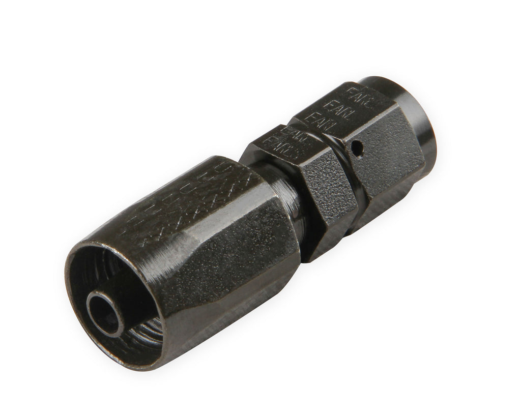 Earl's Performance 6an Power Steering Hose End - Steel - Black