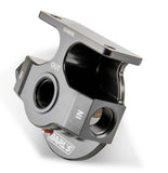 Billet Remote Oil Filter Mount Kit, Black Anodized, 10 AN O-Ring Ports