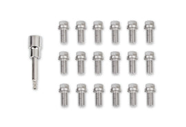 Mr Gasket Locking Header Bolt Kit 3/8-16 x 3/4 16pk