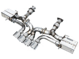 AWE SwitchPath Exhaust for C8 Corvette Z06 - Chrome Silver Tips