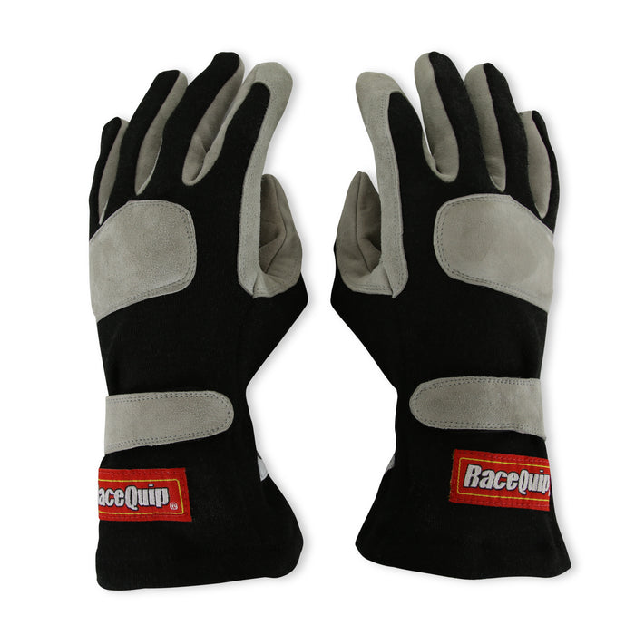 Racequip Gloves Single Layer Small Black SFI