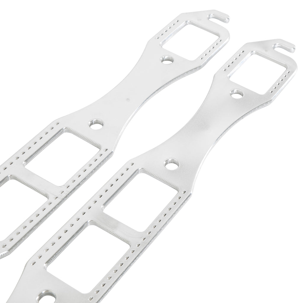 Mr Gasket Alum. Exhaust Gasket Set BBM w/Rect. Ports