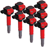 MSD Ignition Coil - Blaster - Ford 5.0L Coyote - Red - 8-Pack