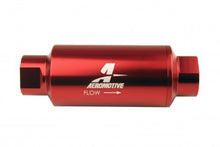 Load image into Gallery viewer, Aeromotive Fuel System #10-ORB Fuel Filter Inline 10 Mircon Red