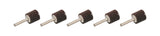 Flap Wheel with Mandrel 1in OD 120 Grit 5pk