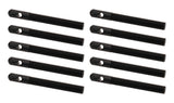 Aluminum Hood Pins 3/8in Black 10pk