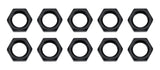 Bulkhead Nuts Black -3 Black 10pk
