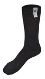 Socks Pair SFI 3.3 Thick F/R Black Size 8-9