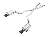 AWE Touring Edition Exhaust for Jeep Grand Cherokee SRT - Diamond Black Tips