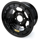Wheel 13X7 4X4.5 4in BS Black D-Hole