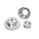 1979-1993 MUSTANG 5.0 3 PC PERFORMANCE UNDER DRIVE PULLEY KIT (BILLET ALUMINUM)
