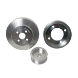 1994-1995 MUSTANG 5.0 3 PC PERFORMANCE UNDER DRIVE PULLEY KIT (BILLET ALUMINUM)