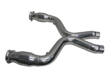 2011-2014 MUSTANG GT 3.0 SHORT MID X PIPE W/ CATALYTIC CONVERTERS