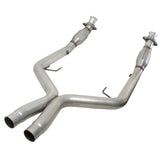2005-2010 MUSTANG GT 5.0 2-3/4 FULL X PIPE W/CATALYTIC CONVERTERS