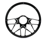Steering Wheel 1/2 Wrap 15.5in Redline Black