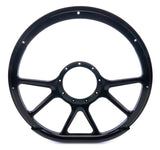 Steering Wheel 14in D-Sh ape Prism Black