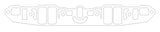 Intake Manifold Gasket Set SBM 318/340/360