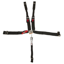 crow safety Harness 5 Point Ratchet Left Side 2in Black