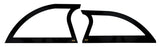 Aluminum Sails Black Pair Open Style