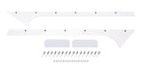 Pillar A Pair Late Model White