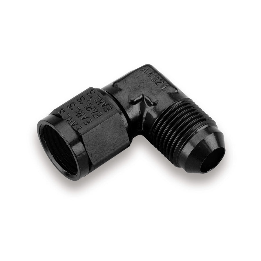 Earl's Performance Swivel Fitting Female to Male 3an 90 Deg