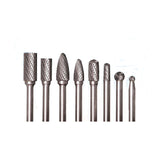 Carbide Burr 8pc Set 1/4in Shank