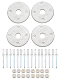 Scuff Plate Plastic White 4-Pack MD3