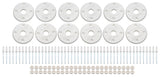 Scuff Plate Plastic White 12-Pack MD3