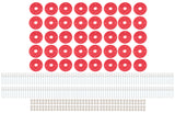 Scuff Plate Plastic Red 40-Pack MD3