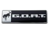 Bronco/Bronco Sport G.OA.T. Badge Black/Chrm