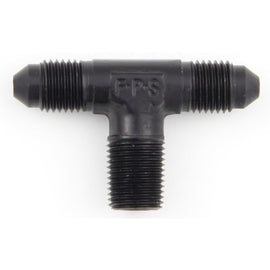 Fragola Performance Systems #8 TEE 3/8 MPT ON THE SI DE BLACK