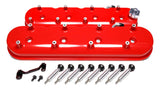 Tall LS Valve Covers w/ Coil Mounting Posts, Cast Aluminum - Gloss Red