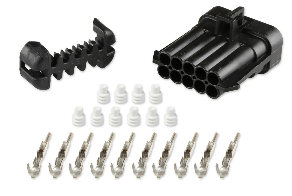 Holley EFI Ignition Sub-Harness Male Connector 10-PIn