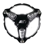 Front Hub 3 Pin Micro LH w/Bearing Black