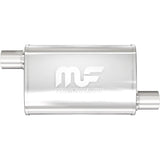 Stainless Muffler 2.5in Offset In/Out