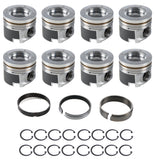 Duramax PowerPak Piston Set 4.055 Bore 6.6L LP5
