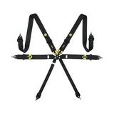 Corsa Harness 6 Point 3x3x2 Black Clip in Cam