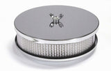 Mr. Gasket Air Cleaner - 6-1/2 Inch Diameter, 2 Inch Tall - Chrome