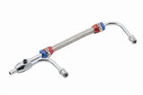 Mr. Gasket Adjustable Fuel Line with Red and Blue Hose Ends