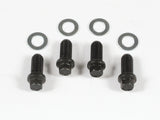 Mr. Gasket Header Bolts - 3/8-16 x 3/4 Inch Mini Hex Head - Black Oxide