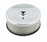 Mr. Gasket Air Filter Assembly - Chrome - 6-1/2 Inch x 2-7/16 Inch