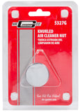 Mr. Gasket Air Cleaner Nut - 1/4-10 - Chrome Steel, Knurled