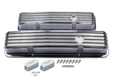 Mr. Gasket Cast Aluminum Finned Valve Covers - Polished