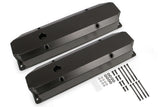 Mr. Gasket Fabricated Aluminum Valve Covers - Black Finish