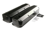 Mr. Gasket Fabricated Aluminum Valve Covers - Black Finish