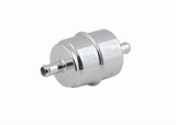 Mr. Gasket Chrome Fuel Filter - Fits 3/8 Inch Hose