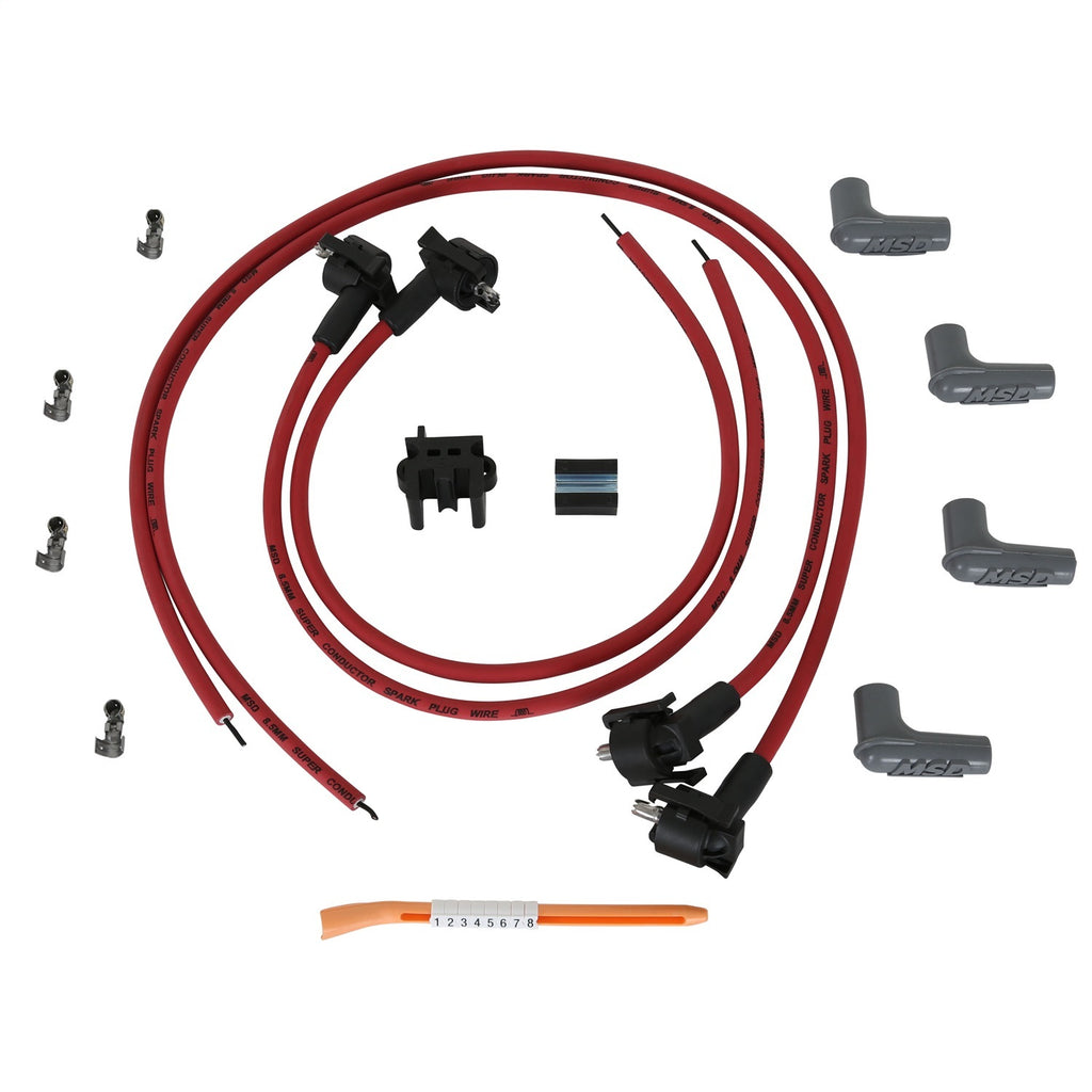 MSD 8.5mm Spark Plug Wire Set - 4-Cyl. Midget