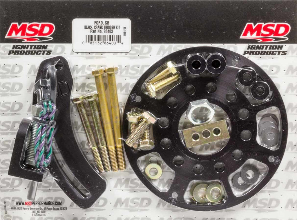 MSD SBF Crank Trigger Kit Black