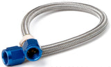 NOS Stainless Steel Braided Hose -4AN 4-foot Blue